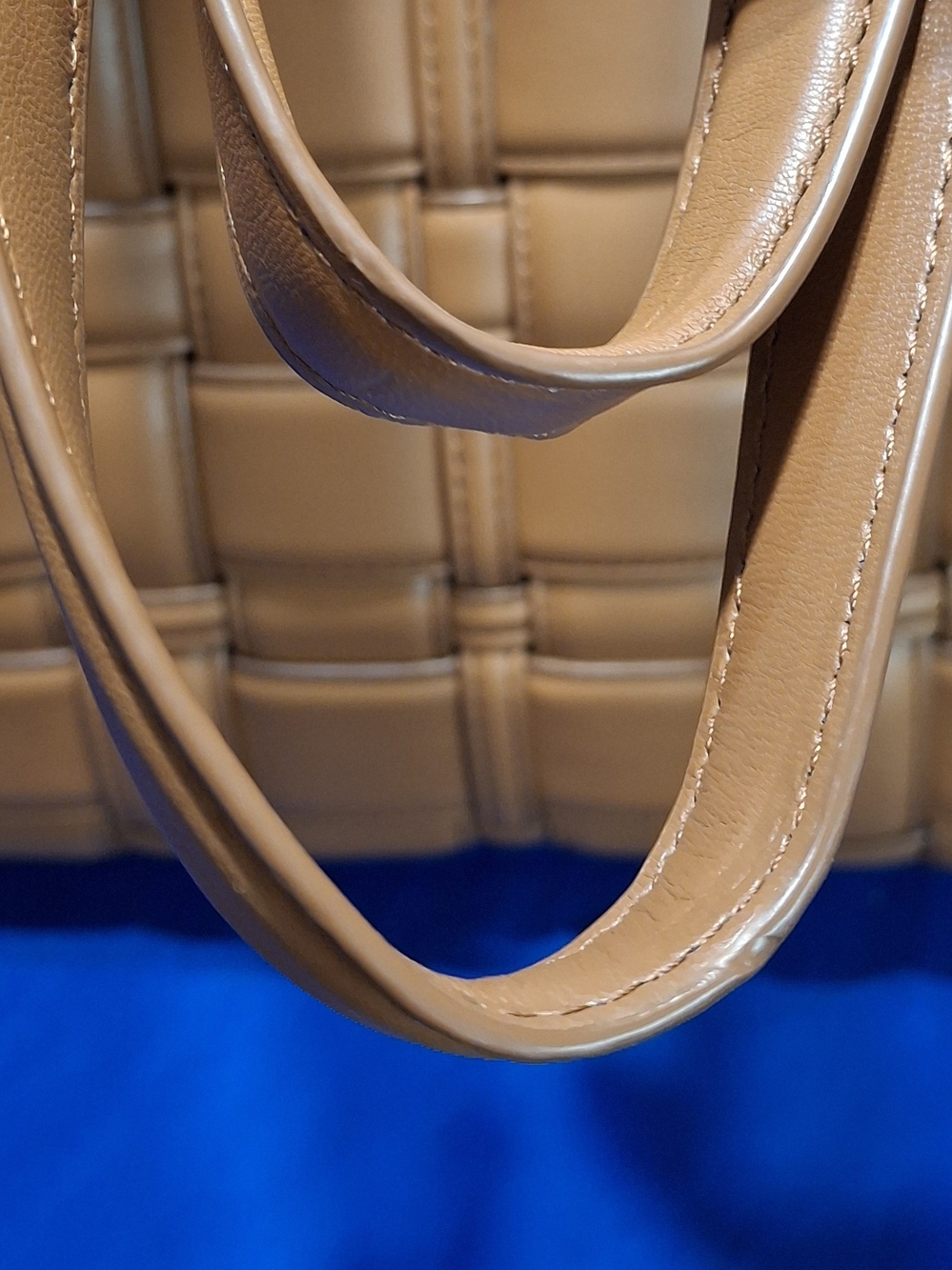 Micheal Kors Woven Tote Bag with Pouchette – Luggage Brown - Picture 5 of 9